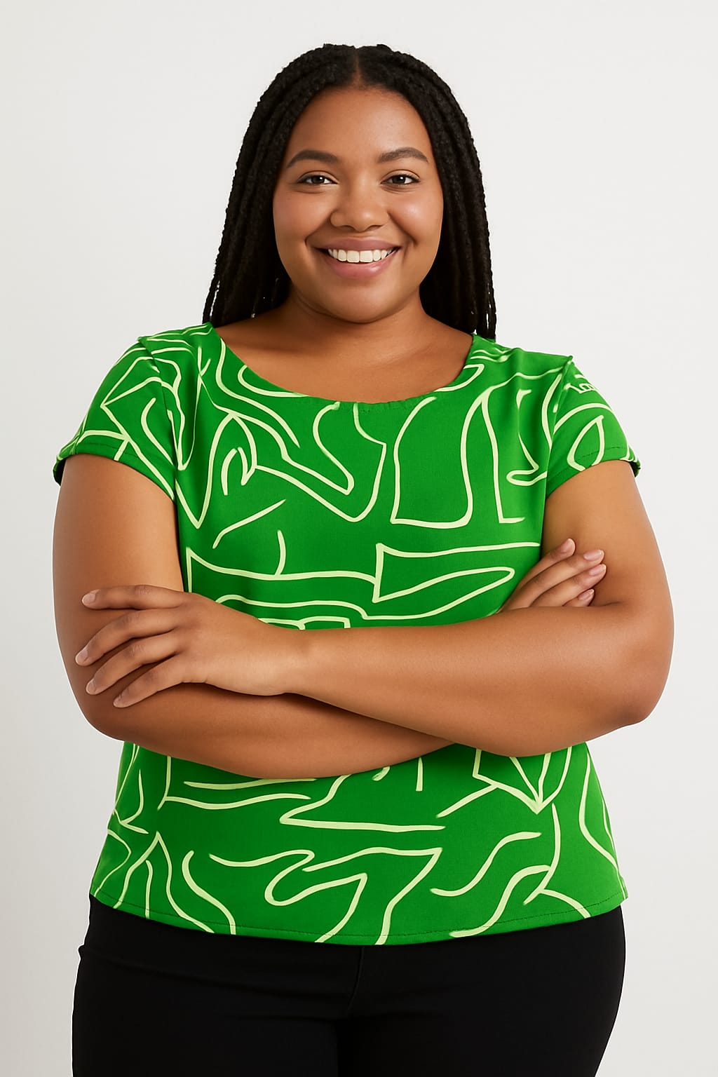 BLUSA HORTÊNSIA VERDE